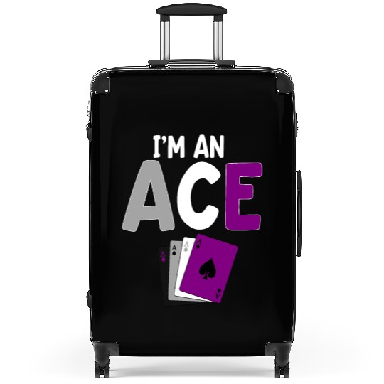 I'm An Ace Asexual Pride Playing Card Suitcases