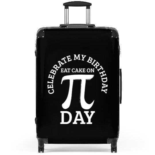 Pi Birthday Math Day Suitcases
