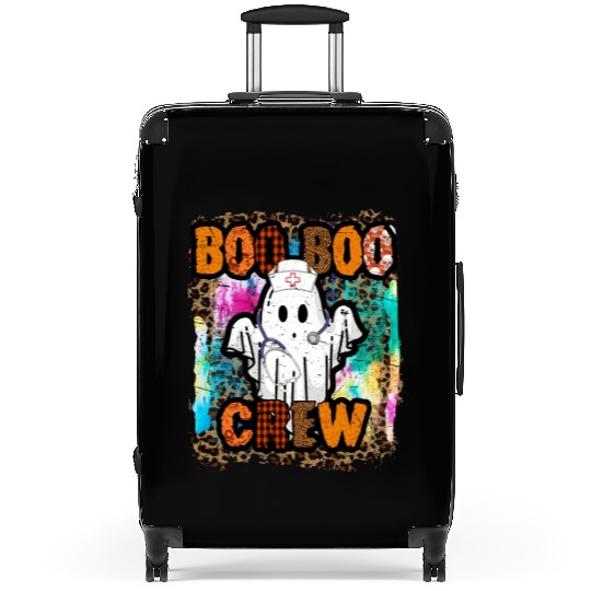 Halloween Boo Boo Crew Tie Dye Suitcases