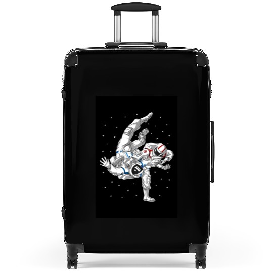 Astronauts Jiu-Jitsu Wrestling Suitcases
