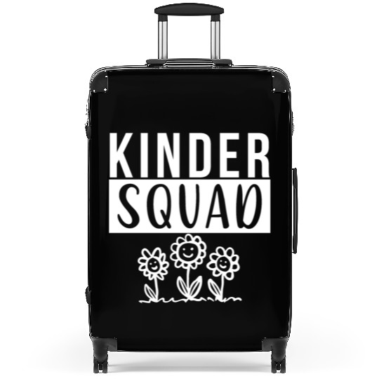 Kinder Squad Kindergarten Teacher Tiny Human Tamer Suitcases