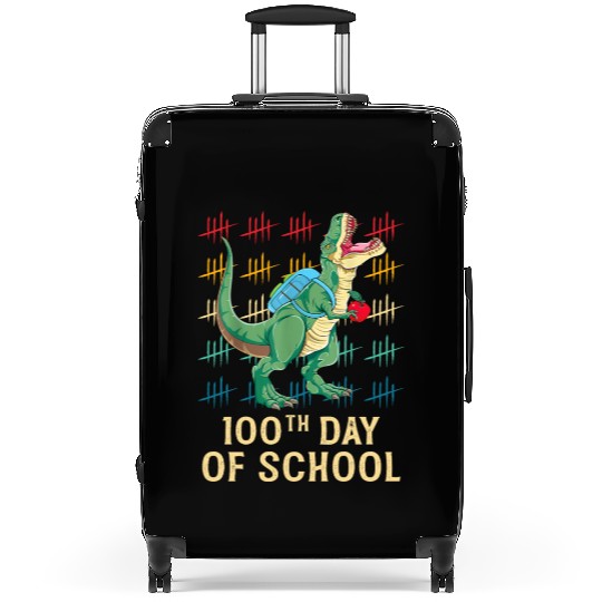 100th Day Of School Suitcases For Toddlers Kids T Rex