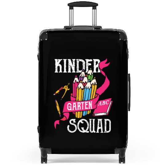 Kindergarten Squad Student Back To School Suitcases