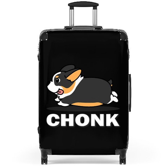 Black Corgi Suitcases