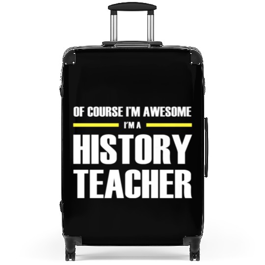 Awesome History Teacher Premium Suitcases