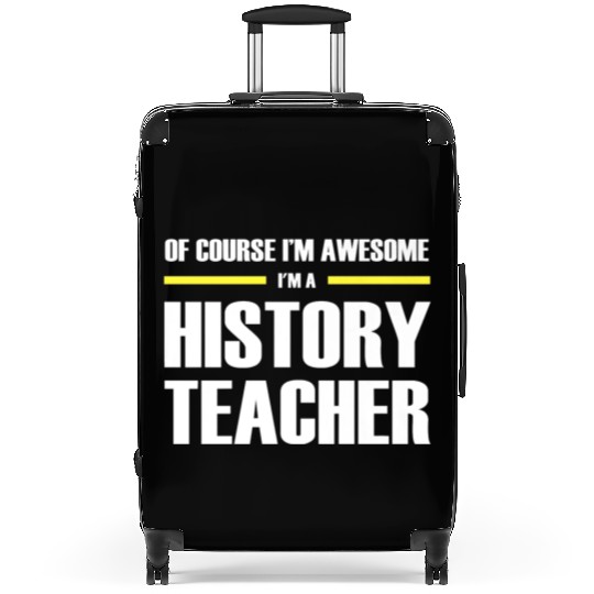 Awesome History Teacher Premium Suitcases
