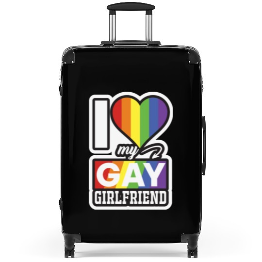 LBGT Flag Gay Pride Human Love Girlfriend Suitcases