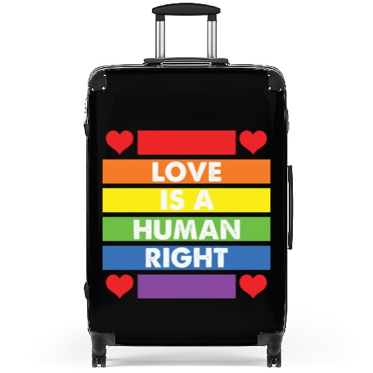 LBGT Flag Gay Pride Human Love Human Right Suitcases