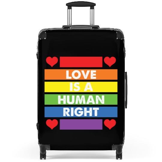 LBGT Flag Gay Pride Human Love Human Right Suitcases