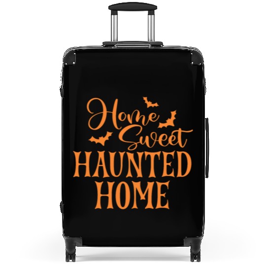 Home Sweet Haunted Home Scary Halloween Suitcases