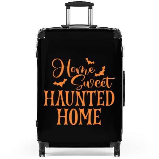 Home Sweet Haunted Home Scary Halloween Suitcases