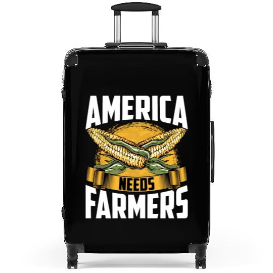 America Needs Farmers Agriculture Farmer Corn Suitcases