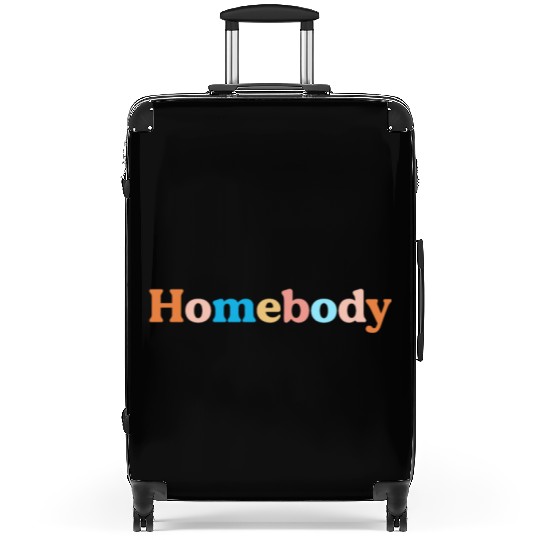 Retro Homebody Rather Be Inside Vintage Introvert Suitcases