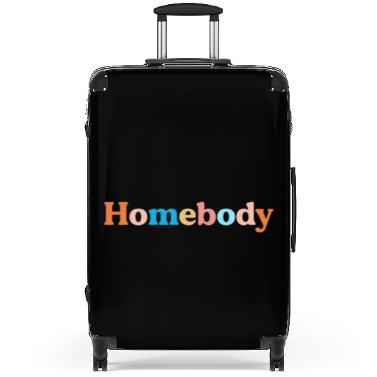 Retro Homebody Rather Be Inside Vintage Introvert Suitcases