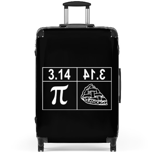 Funny Pi Day Suitcases