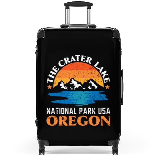 The Crater Lake National Park USA Oregon America Suitcases