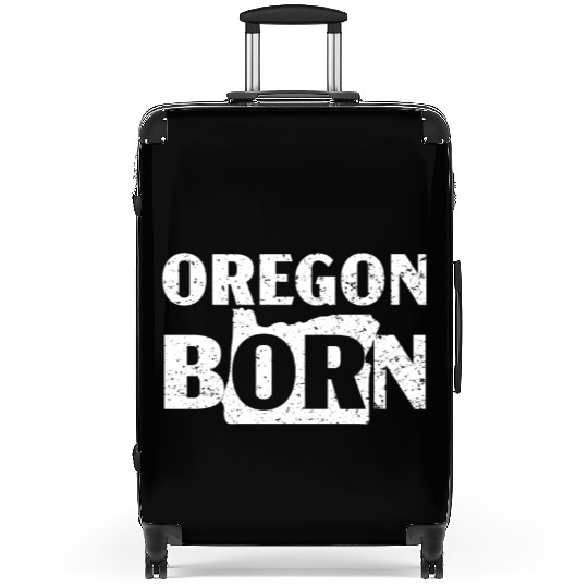 Oregon Born USA America Oregonians Travel Tourist Suitcases