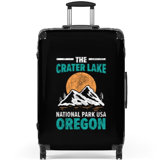 The Crater Lake National Park USA Oregon America Suitcases