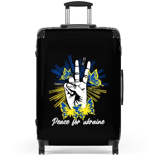 Peace in Ukraine Suitcases