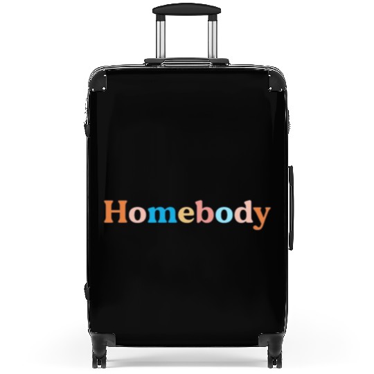 Retro Homebody Rather Be Inside Vintage Introvert Suitcases
