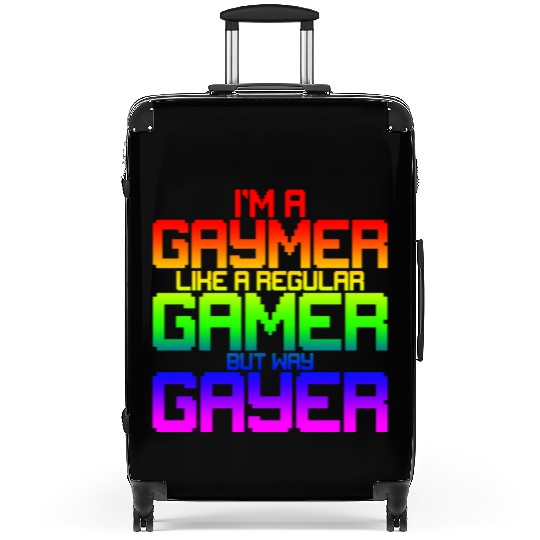 I'm A Gaymer, Like A Regular Gamer But Way Gayer 2 Suitcases