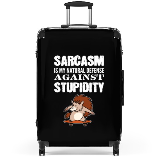 Natural Defense Sarcastic Person Gift Suitcases