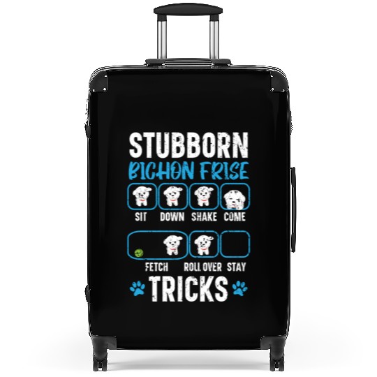 Stubborn Bichon Frise Tricks Bichon Frise Owner Suitcases