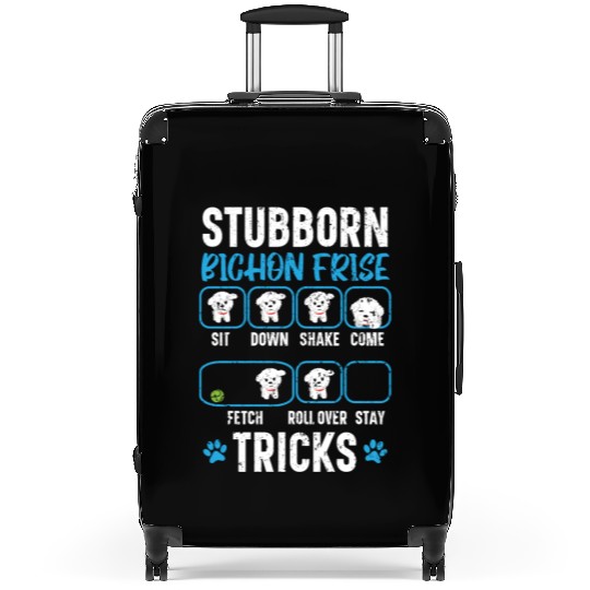 Stubborn Bichon Frise Tricks Bichon Frise Owner Suitcases