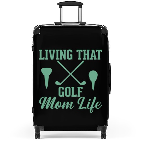 Golf Mom Life Suitcases