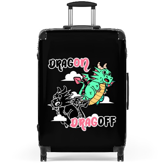 Dragon Dragoff Dragon-Themed Behavioral Switch Suitcases
