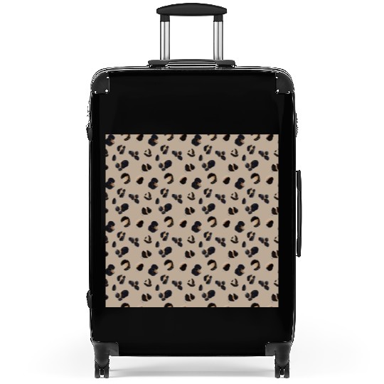 Leopard Animal Print Pattern Suitcases