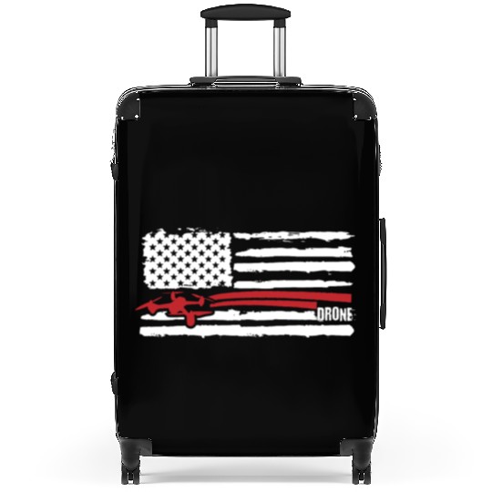 Drone Flying , Drones, US FLAG Drone Suitcases