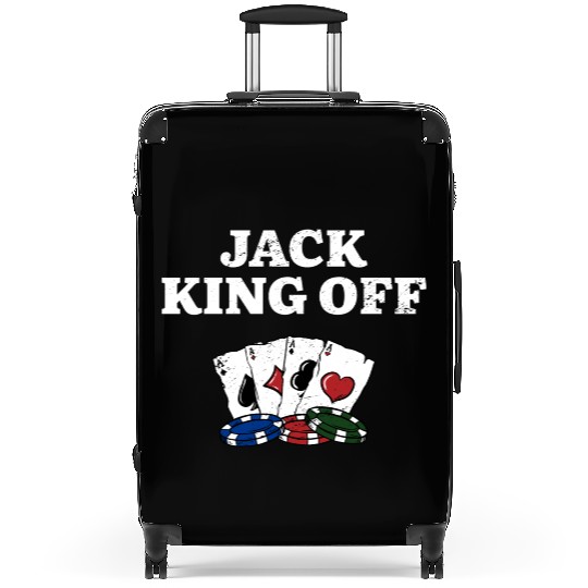 Jack King Off Card Games Poker Card Player Poker Suitcases