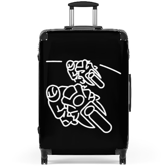 Rocker Biker Motorcycle Gang Retro Vintage Suitcases