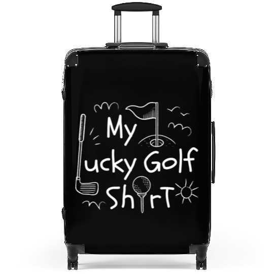 Lucky golf Suitcases doodle