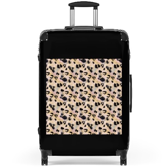 Pretty Leopard Animal Print Pattern Suitcases