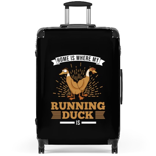 Home Is Where My Running Duck Laufente Suitcases