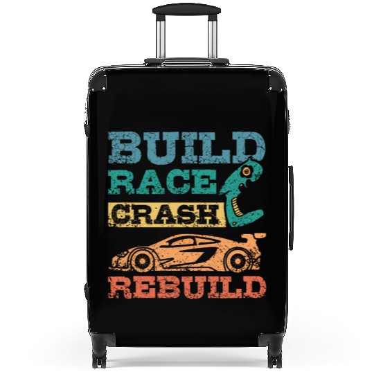Build race crash rebuild RC car Suitcases