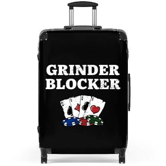 Grinder Blocker Poker Card Games Poker Player Suitcases