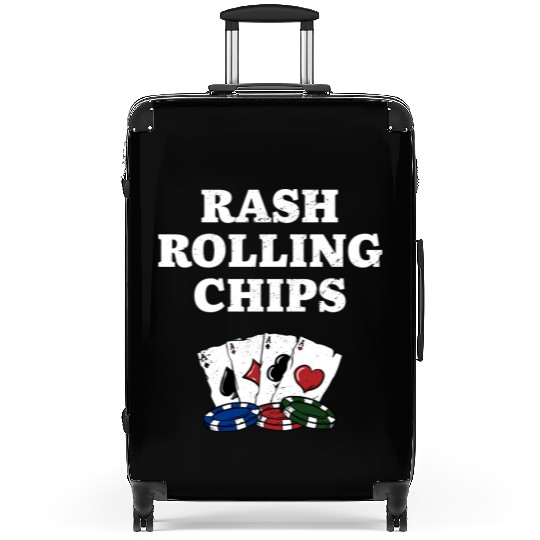 Rash Rolling Chips Gambler Poker Gambling Poker Suitcases