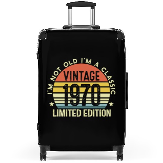 Vintage 1970 Limited Edition I Am A Classic Suitcases