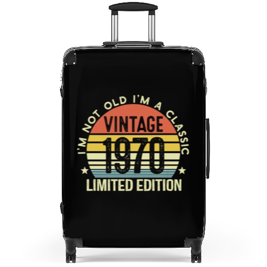 Vintage 1970 Limited Edition I Am A Classic Suitcases