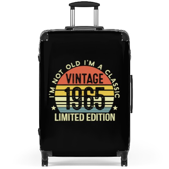 Vintage 1965 Limited Edition I Am A Classic Suitcases