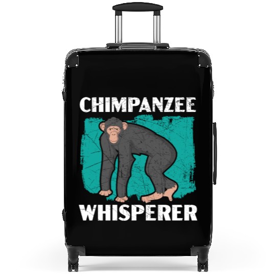 Chimpanzee Whisperer Monkey Animal Zookeeper Suitcases