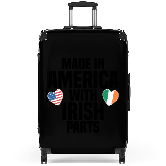 MADE IN AMERICA WITH IRISH PARTS Suitcases