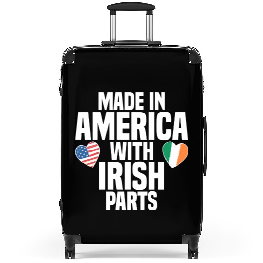 MADE IN AMERICA WITH IRISH PARTS Suitcases