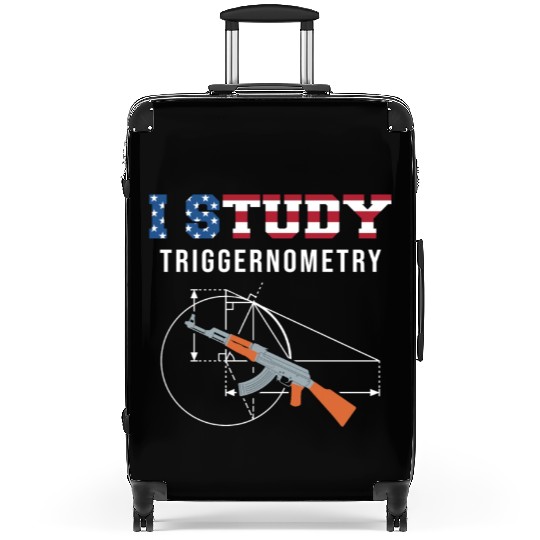 I Study Triggernometry - Gun Lover Suitcases