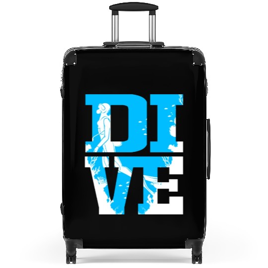 Scuba Diver Dive Scuba Diving Suitcases