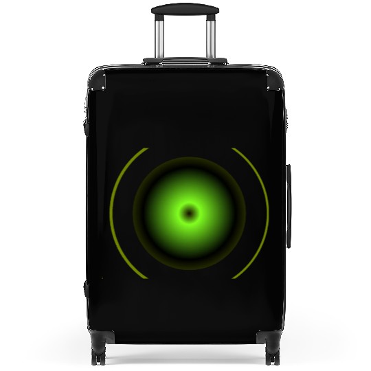 Shapes dark green Suitcases