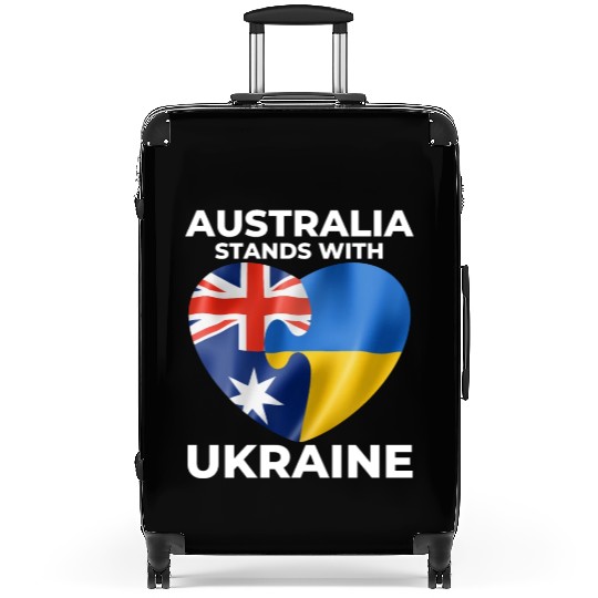Australia stands with Ukraine Suitcases